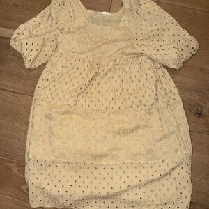 Rylee + Cru Cream Eyelet Dress